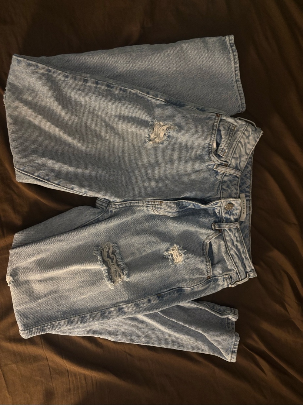 PacSun Light Blue Distressed Boyfriend Jeans
